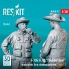 RESKIT RSF48-0073 F-105 (F, G) Thunderchief male pilots (in a standing position - type 2) (2 pcs) (3D Printed) 1/48